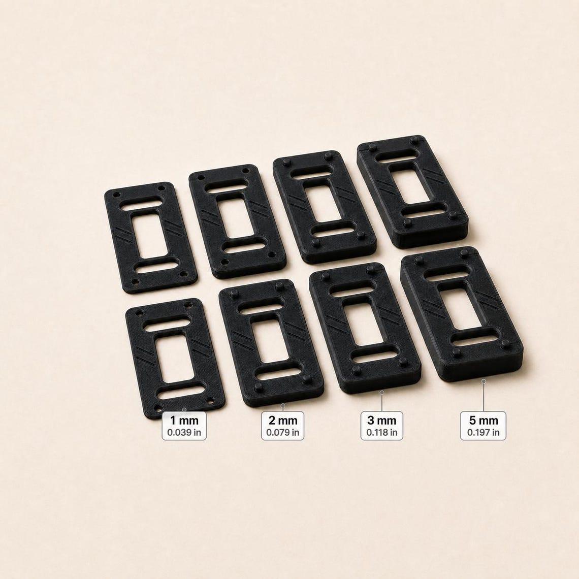 Cabinet Latch Shim Kit (1–5 mm)